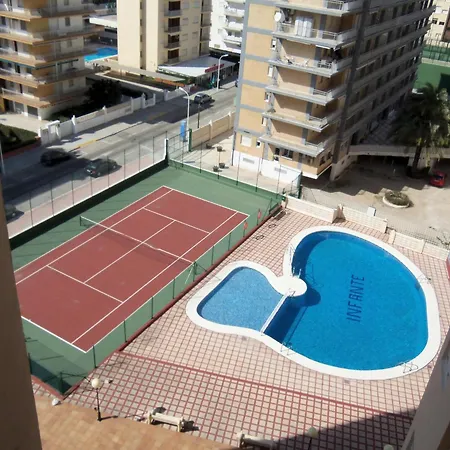 Apartment En Playa De Con Vistas Al Mar, 1 Dormitorio, Piscina, Tenis, A/a, Se Aceptan Mascotas - Es-314-21 Gandia